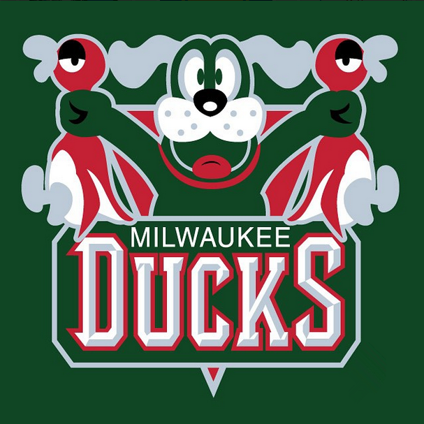 Milwaukee Ducks logo iron on transfers